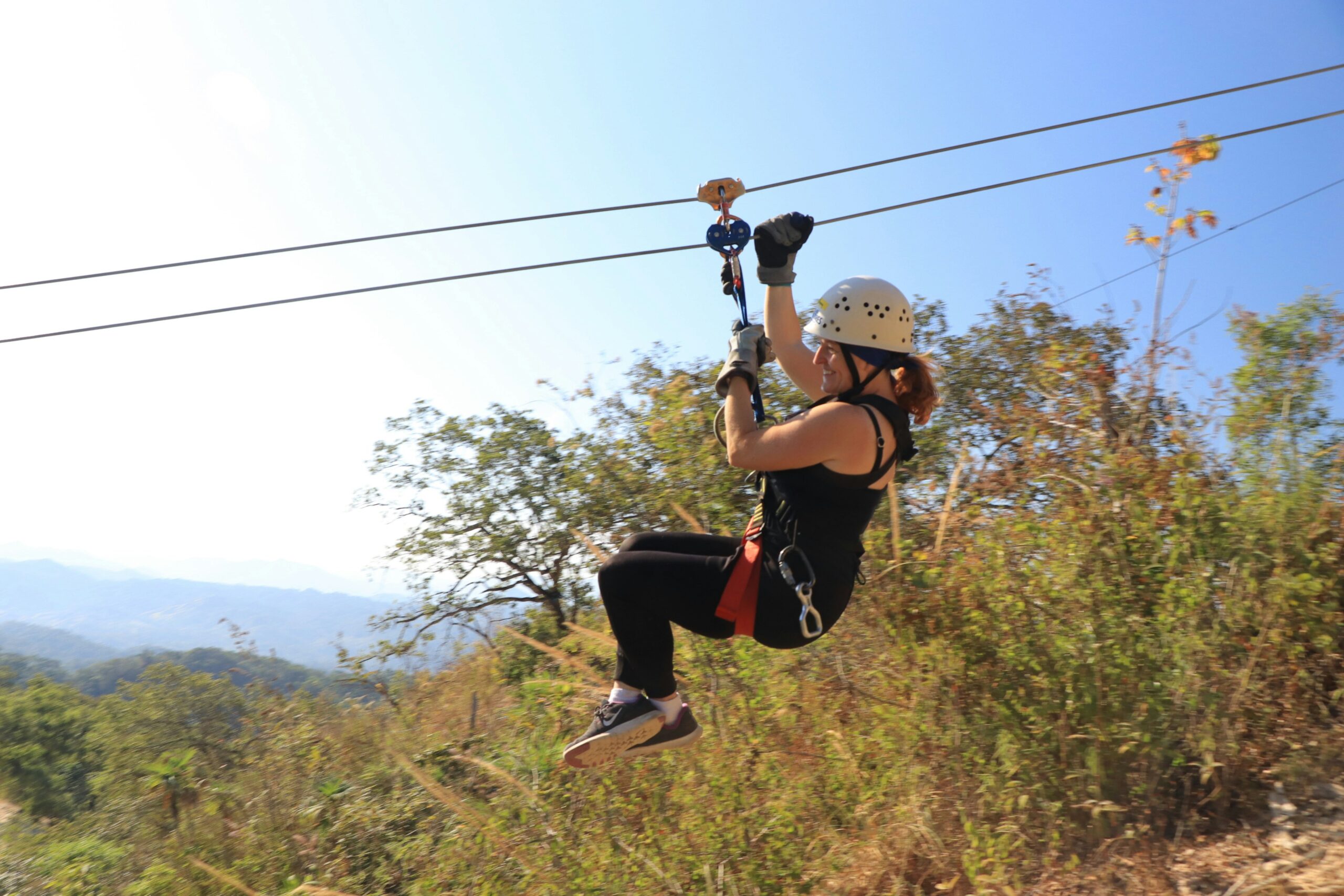 Zip line teenage thrills idea for quirky quality time