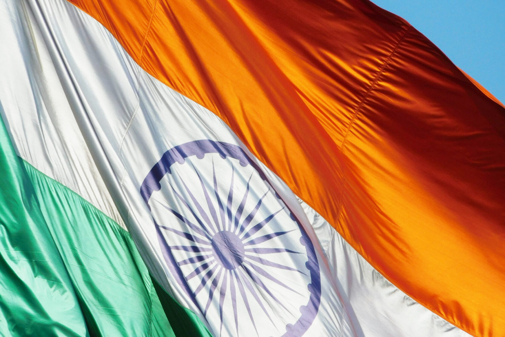 India Flag Eating around the world