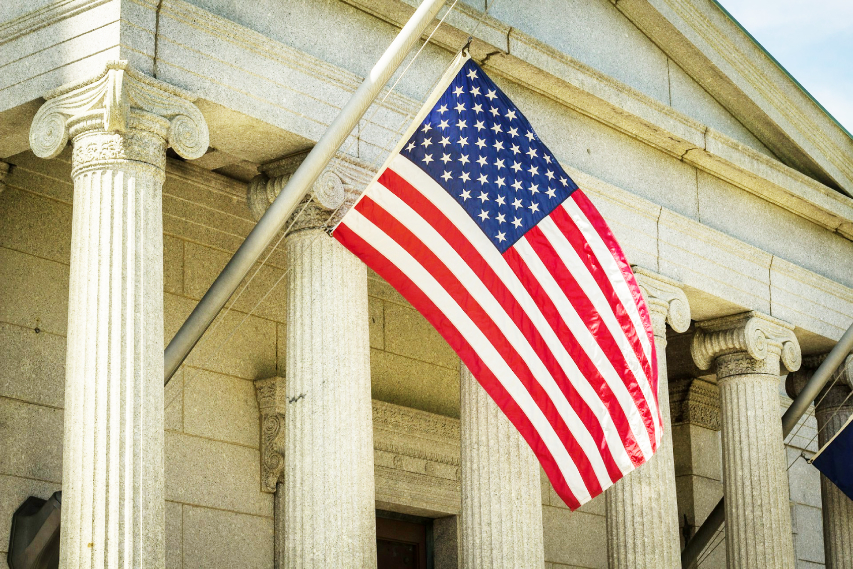 America Flag Eating around the world