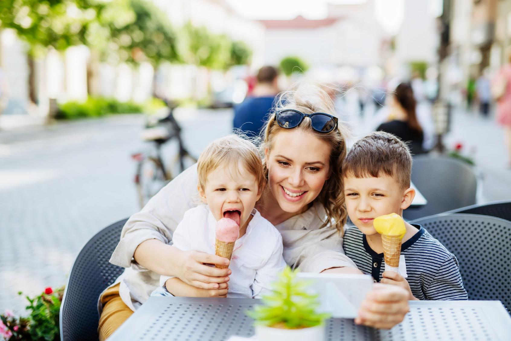 Ice cream family day out