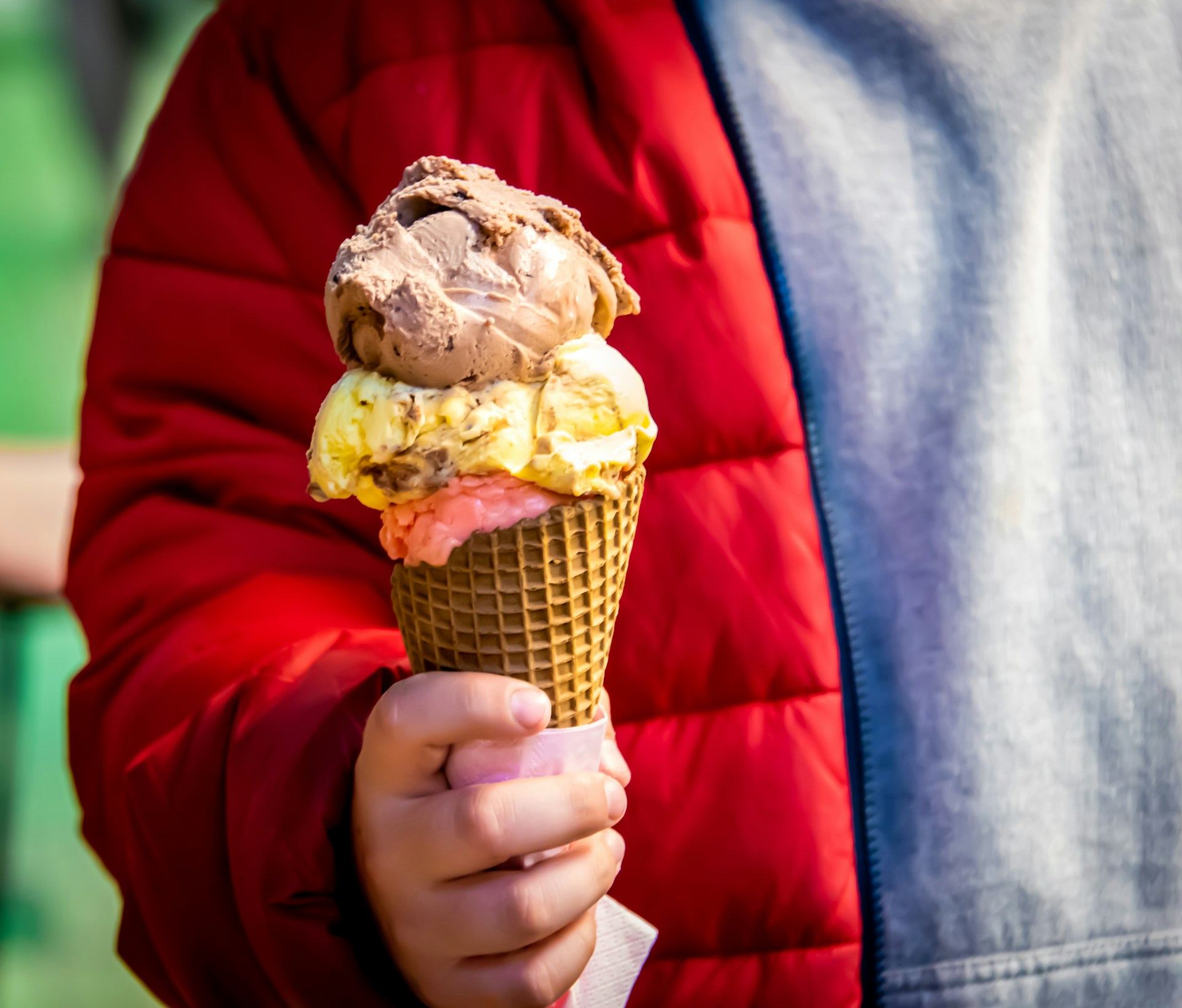 ice cream cone kid family